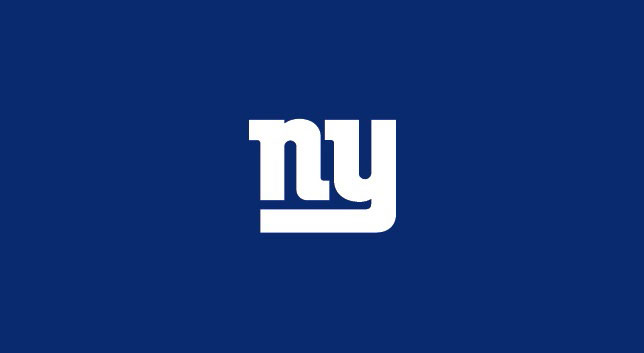 NFL New York Giants Logo Series 31.5 x 12 Desk Pad