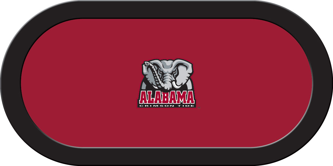 Alabama Crimson Tide – Texas Hold’em Felt (B)