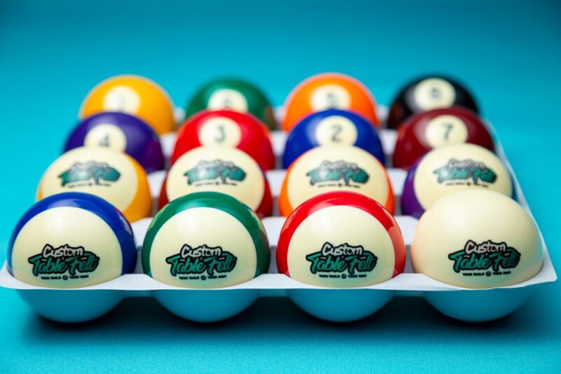 Custom Logo Billiard Balls | Custom Table Felt