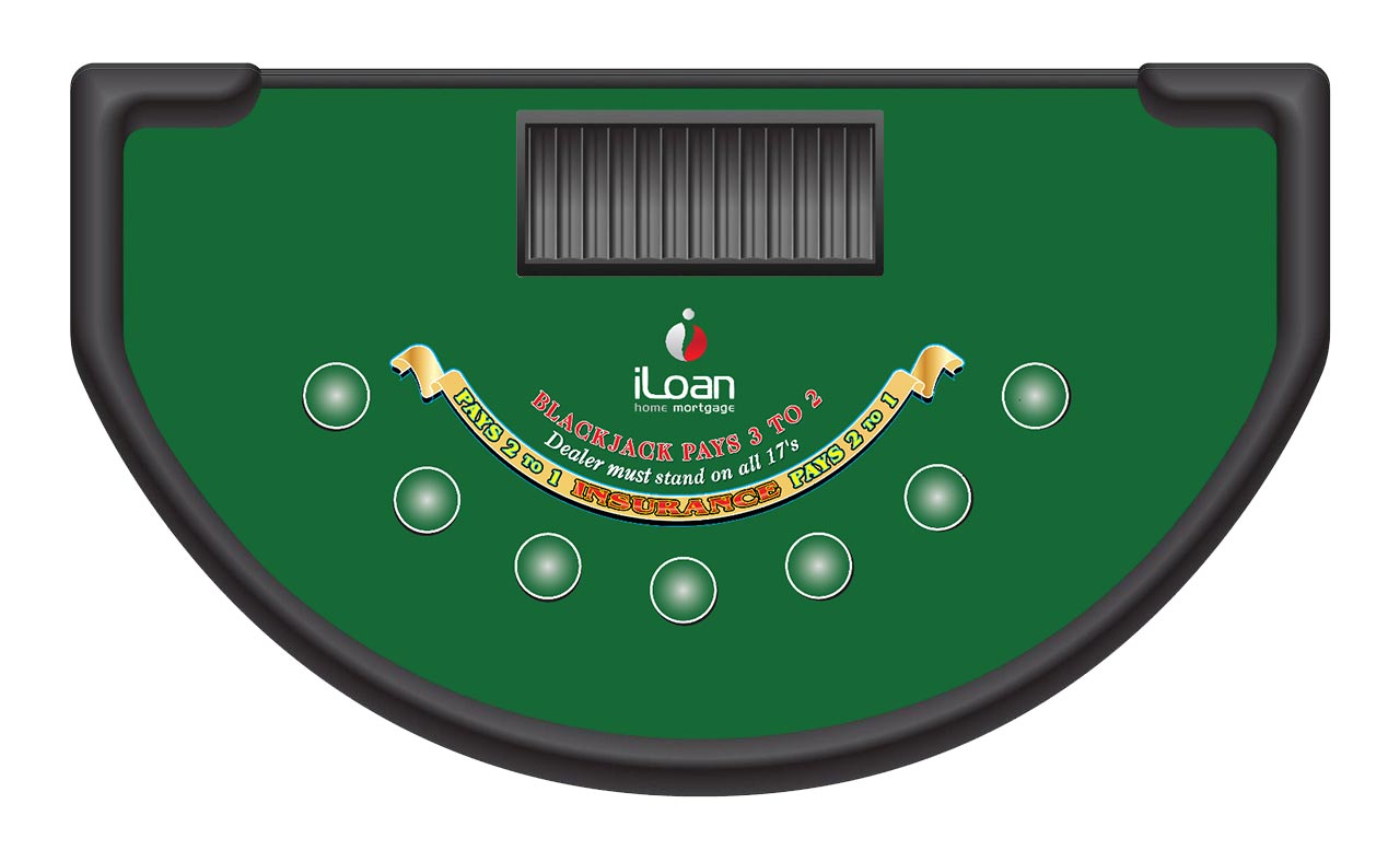 Custom Blackjack Table Felt | Casino Design Layout