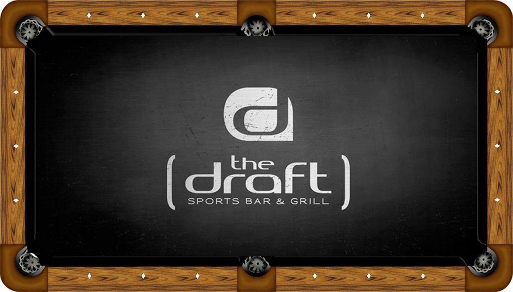 Custom Design Pool Table Felt With Matching Printed Rail Cloth