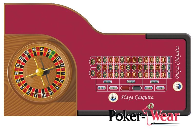 Custom Roulette Table Layout Casino Design Felt