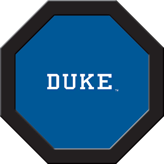 Duke Blue Devils Game Table Felt