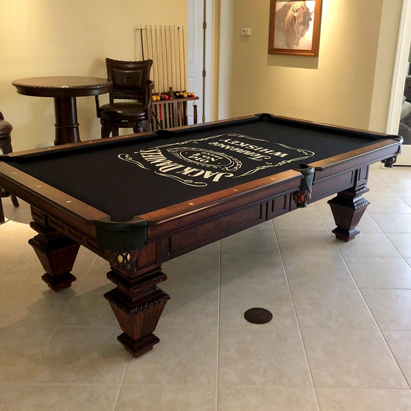 New Orleans Saints Pool Table Felt