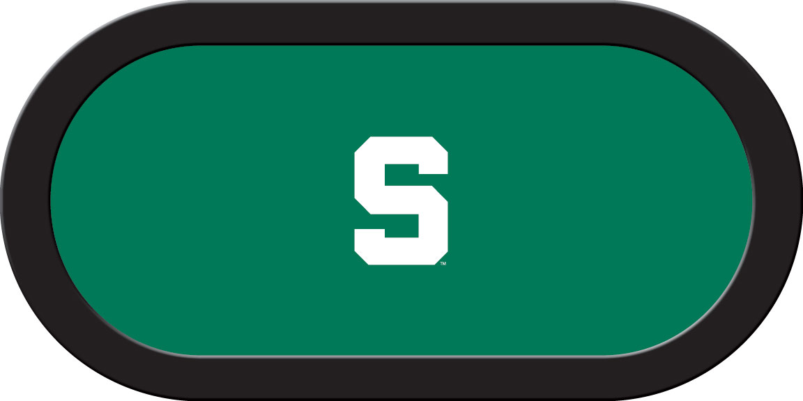 Michigan State Spartans – Texas Hold’em Felt (A)