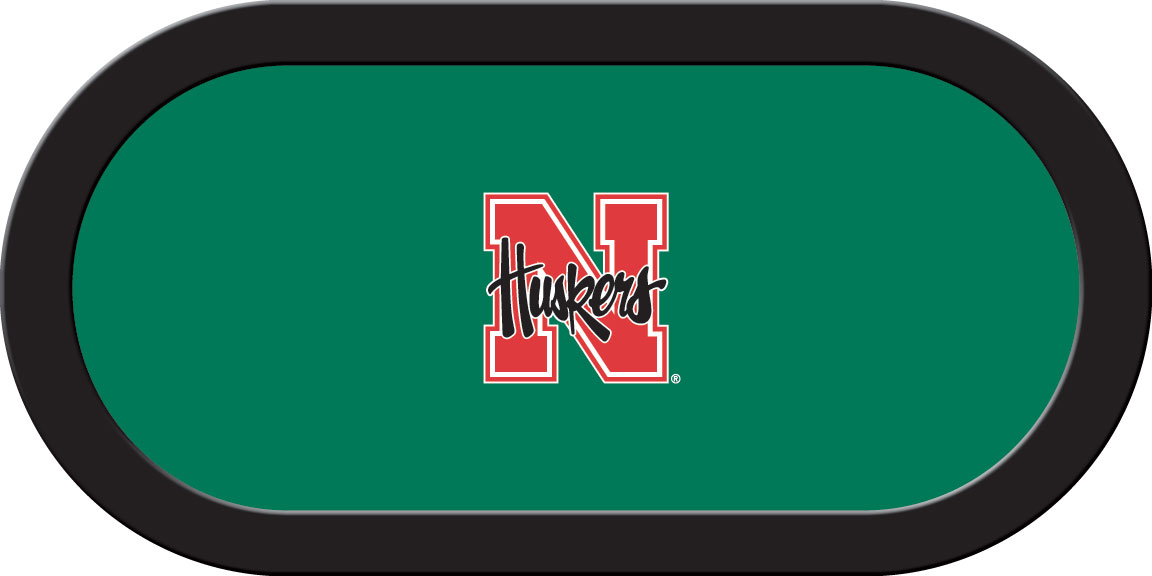 Nebraska Cornhuskers – Texas Hold’em Felt (A)