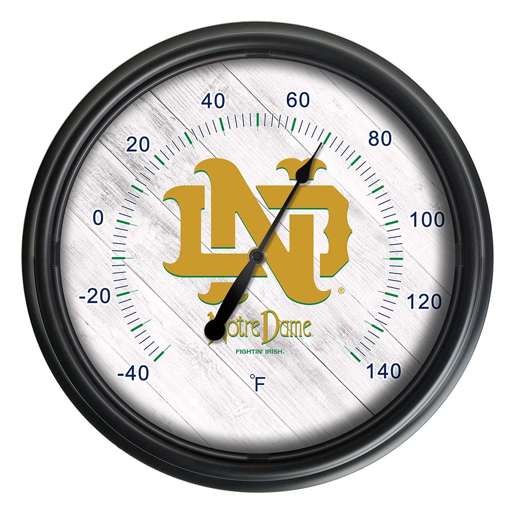 Notre Dame (Vintage) Indoor/Outdoor LED Thermometer