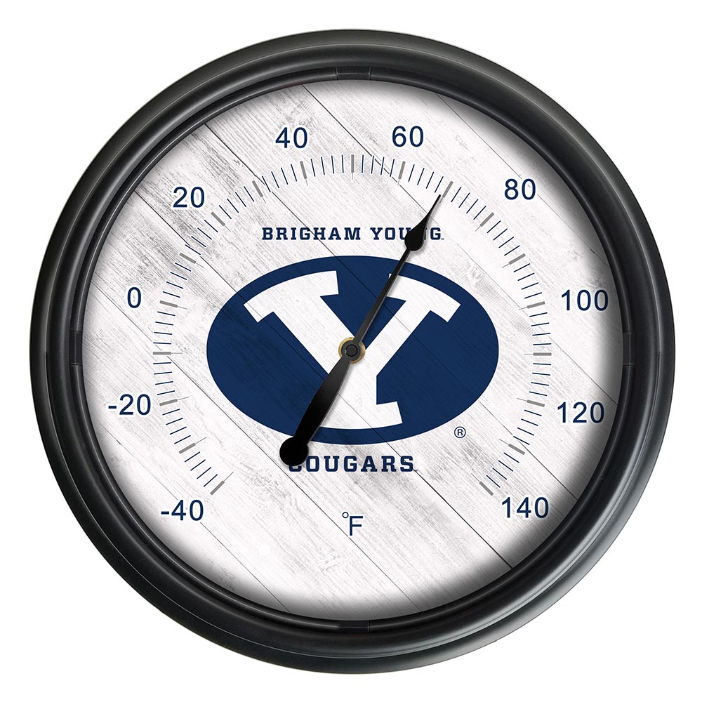 Brigham Young University Indoor/Outdoor LED Thermometer