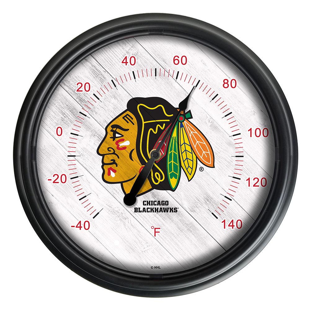 Chicago Blackhawks Indoor/Outdoor LED Thermometer