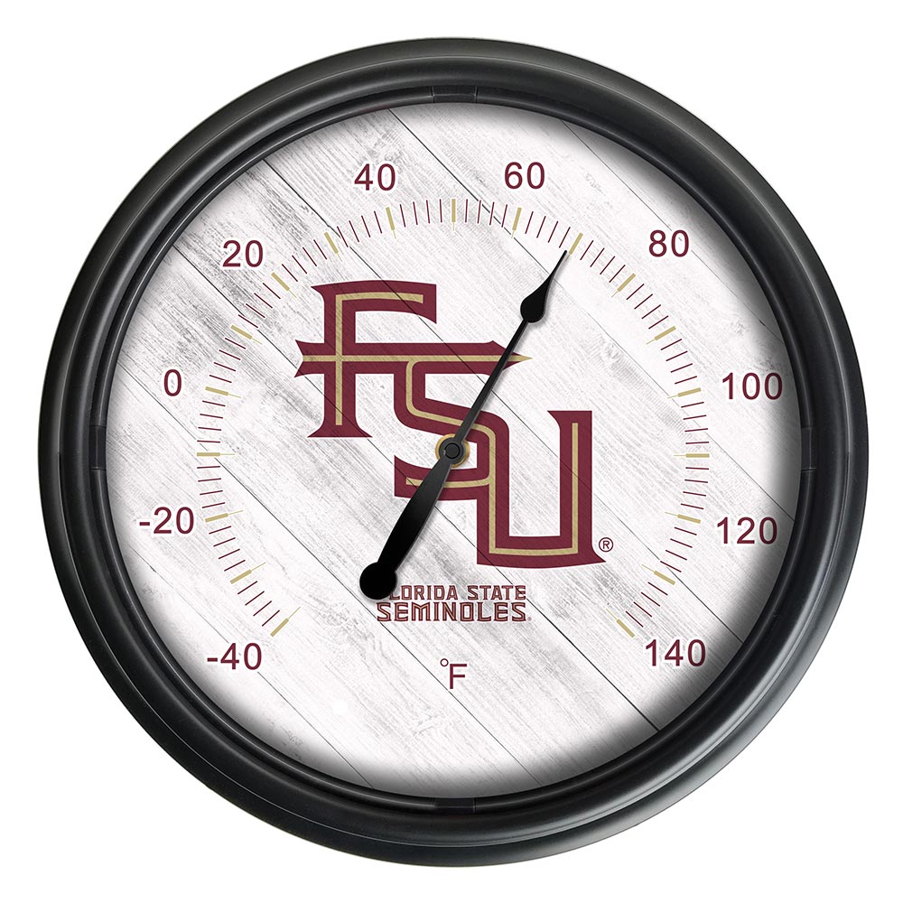 Florida State (Script) Indoor/Outdoor LED Thermometer