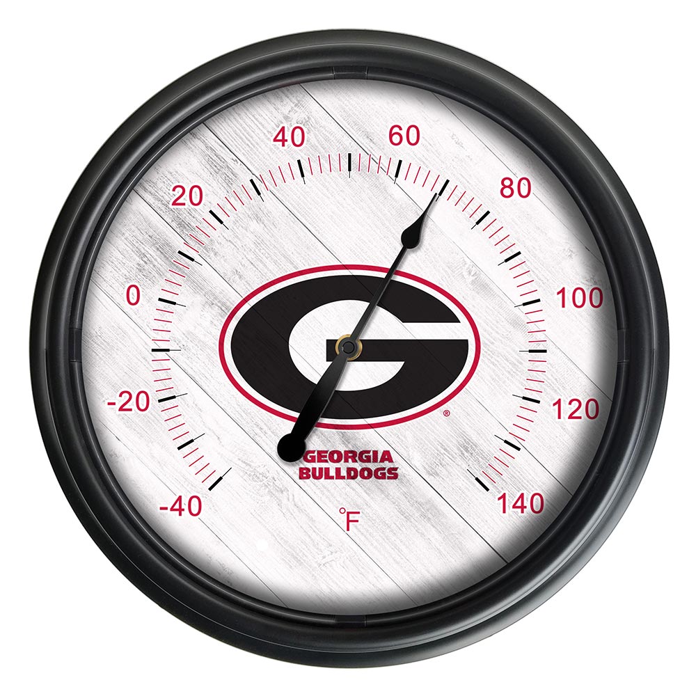 University of Georgia (G) Indoor/Outdoor LED Thermometer