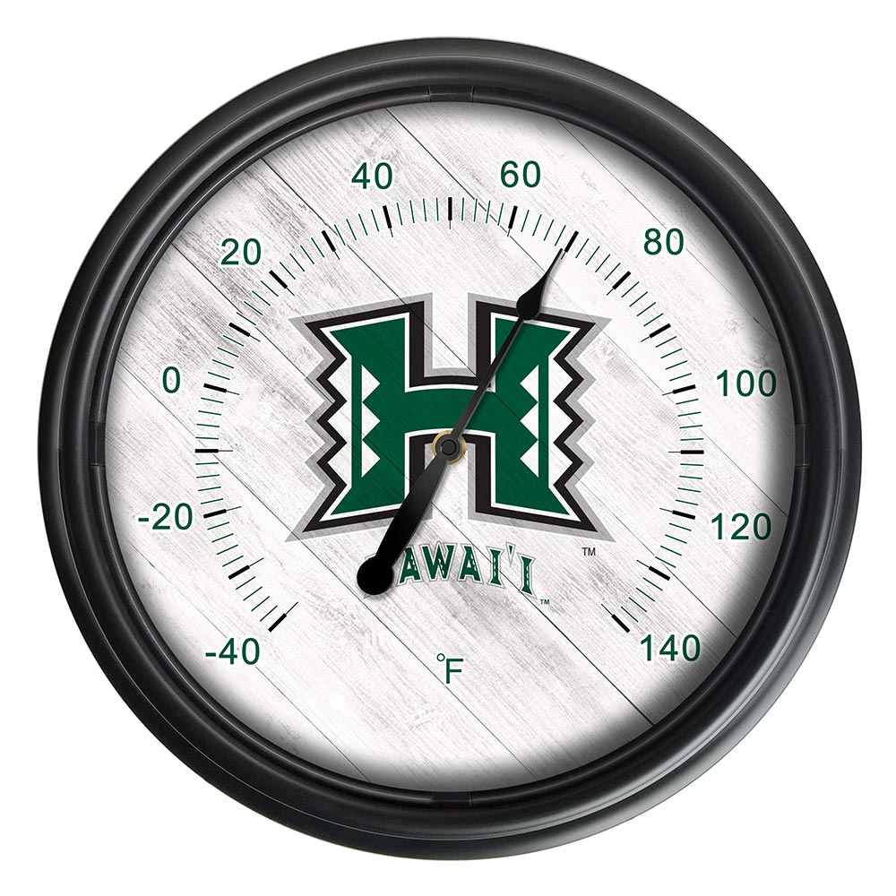 University of Hawaii Indoor/Outdoor LED Thermometer