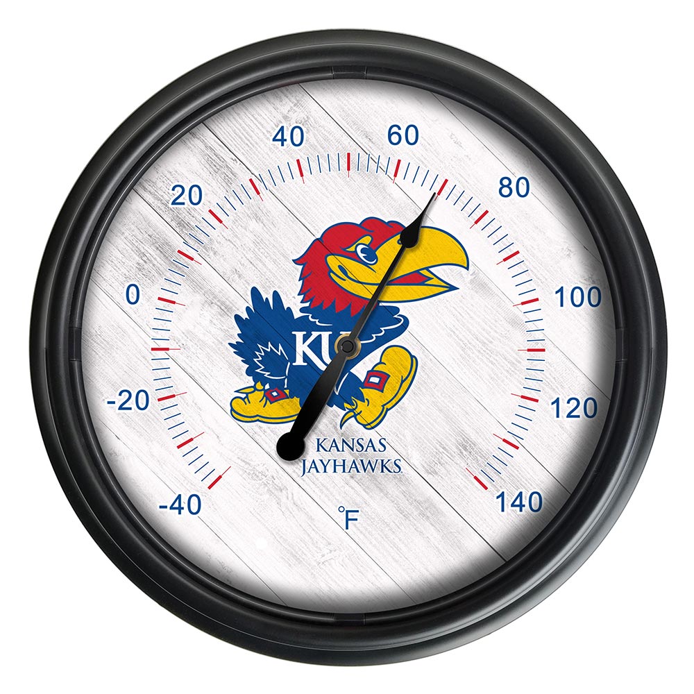 University of Kansas Indoor/Outdoor LED Thermometer