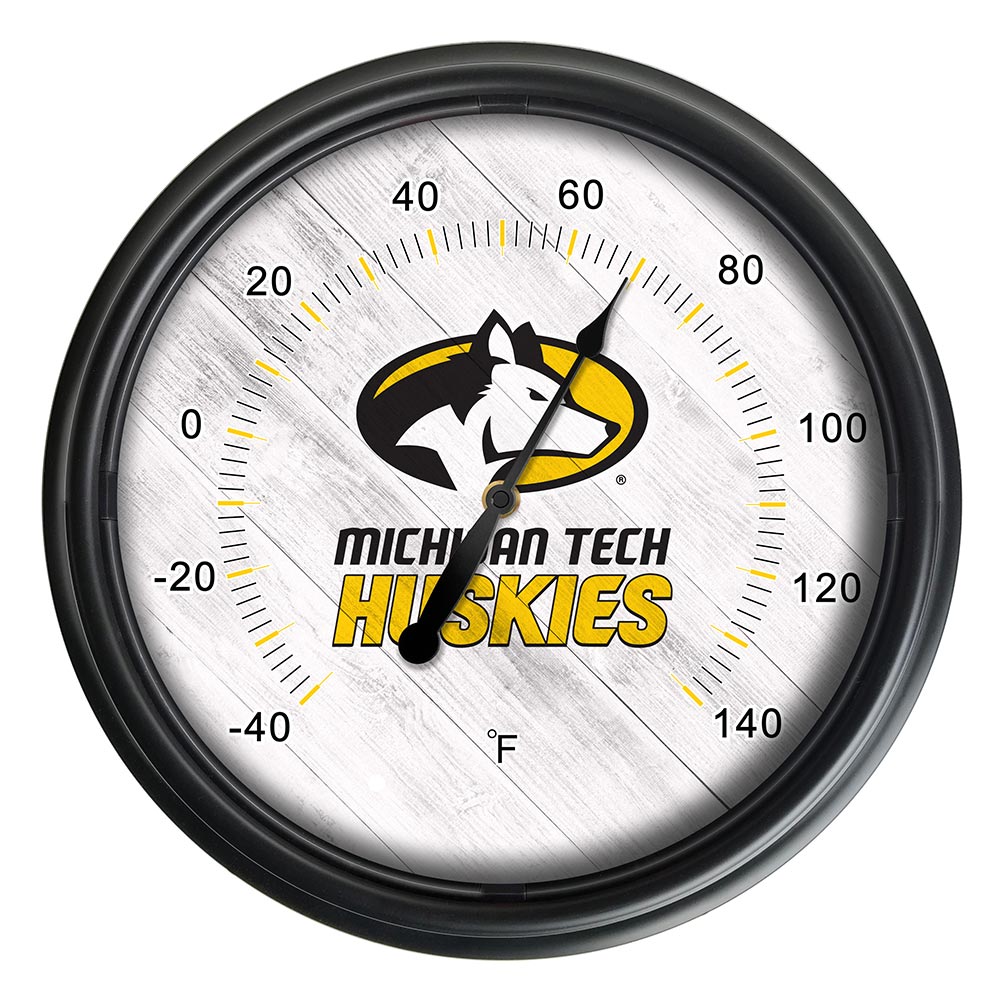 Michigan Tech University Indoor/Outdoor LED Thermometer