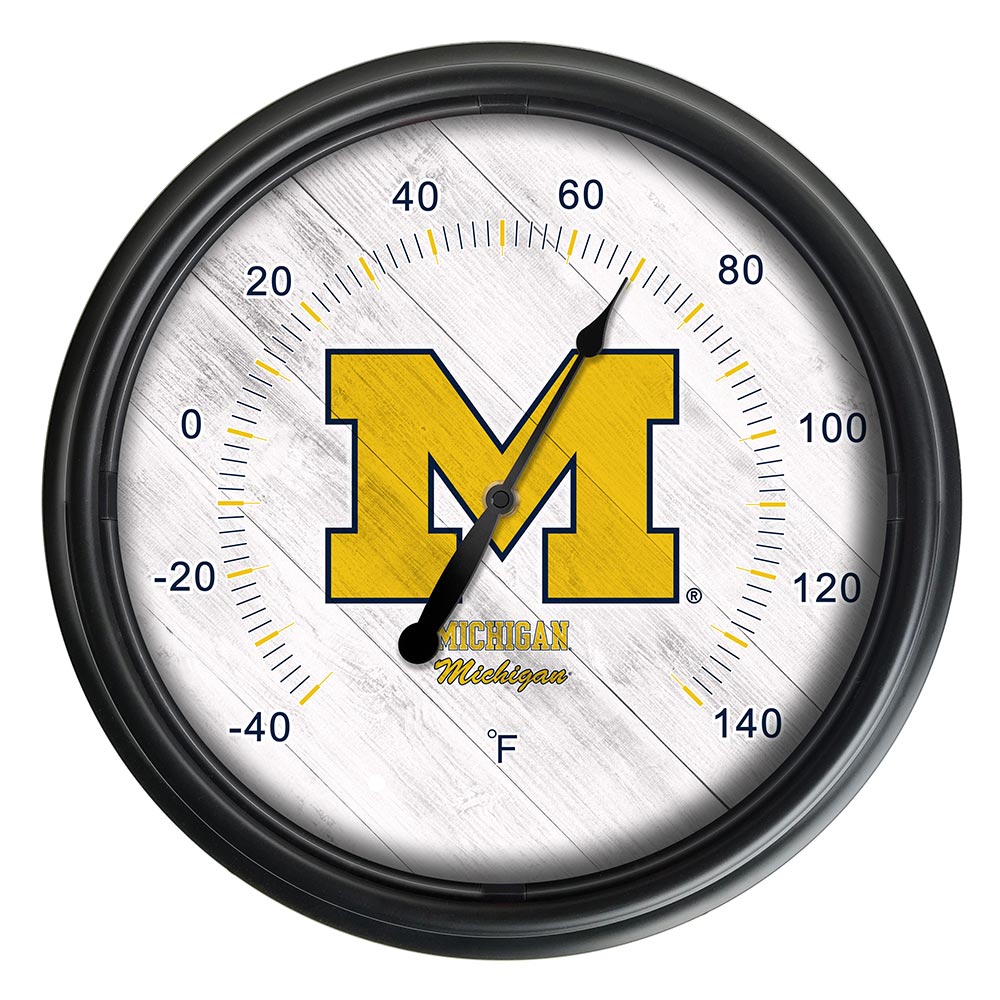 University of Michigan Indoor/Outdoor LED Thermometer