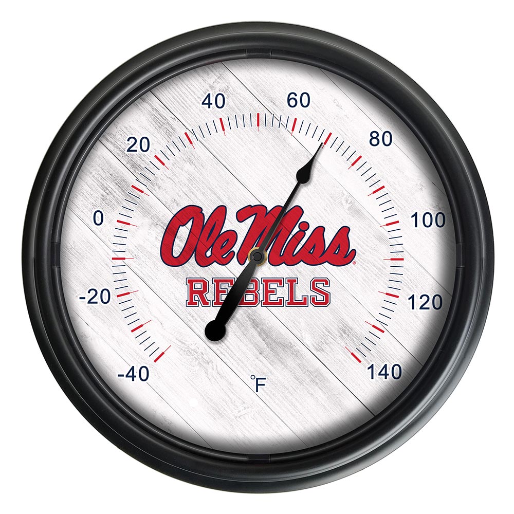 University of Mississippi Indoor/Outdoor LED Thermometer