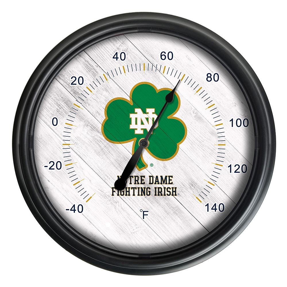 Notre Dame (Shamrock) Indoor/Outdoor LED Thermometer