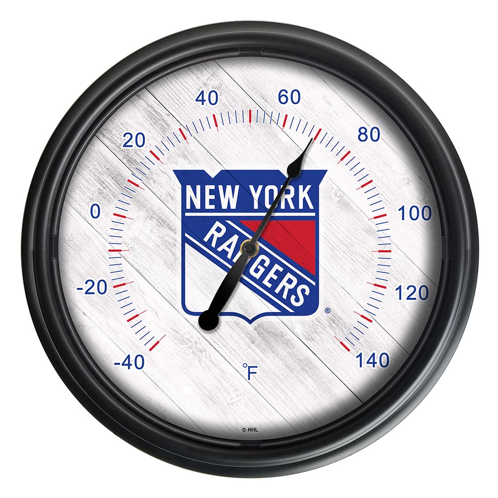 New York Rangers Indoor/Outdoor LED Thermometer