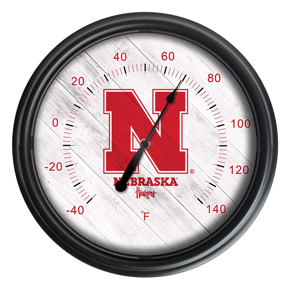 University of Nebraska Indoor/Outdoor LED Thermometer