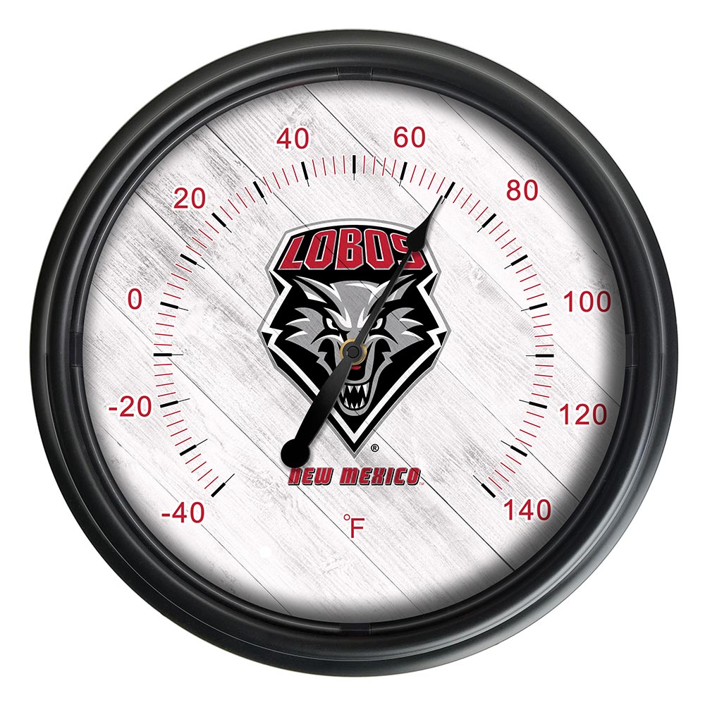 University of New Mexico Indoor/Outdoor LED Thermometer