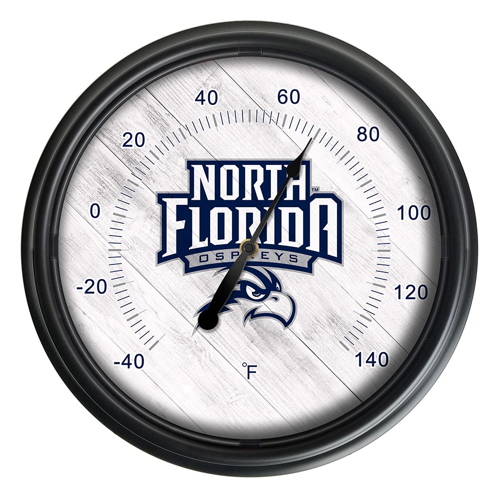 University of North Florida Indoor/Outdoor LED Thermometer