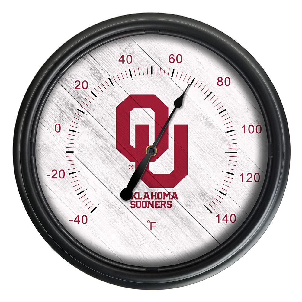 Oklahoma University Indoor/Outdoor LED Thermometer