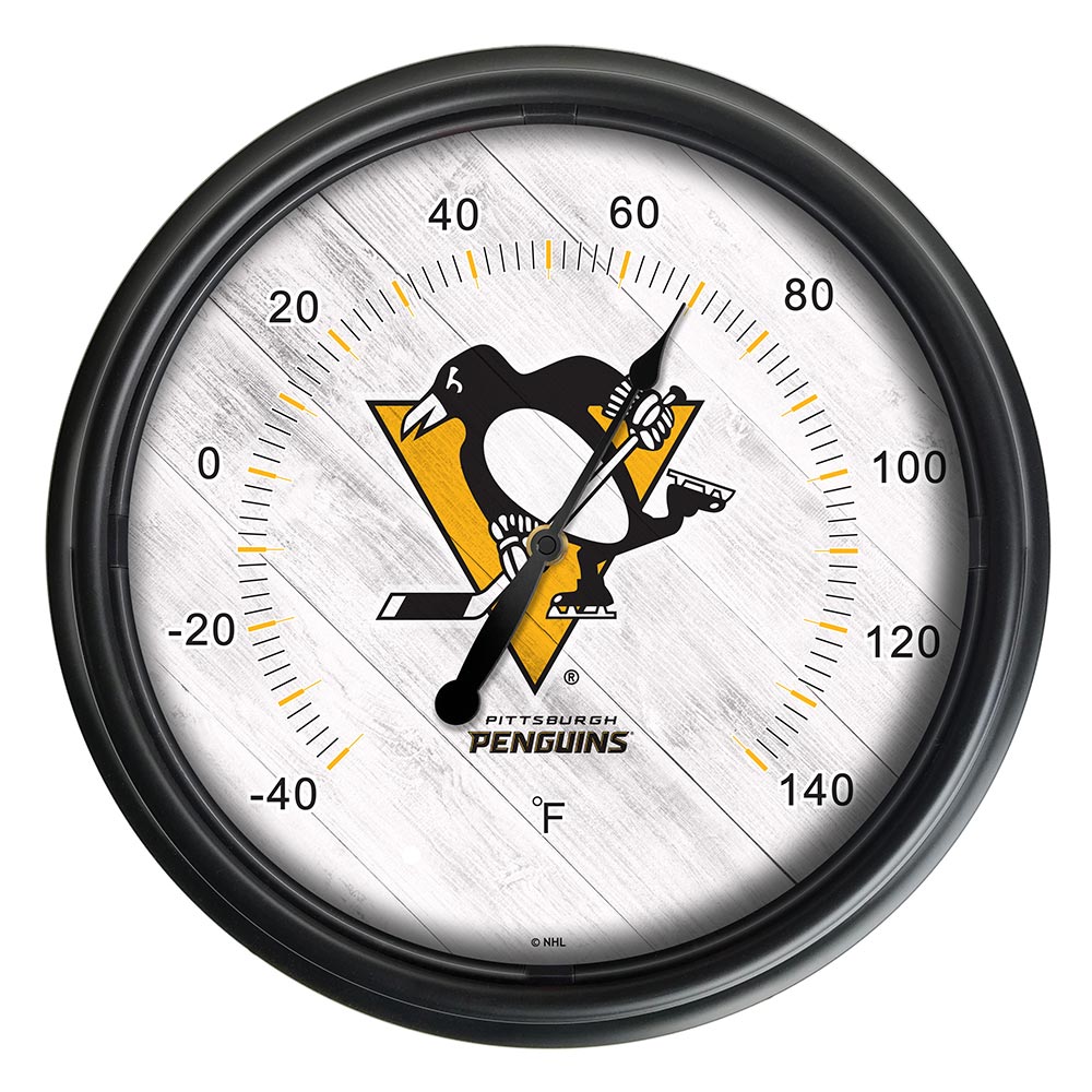 Pittsburgh Penguins Indoor/Outdoor LED Thermometer