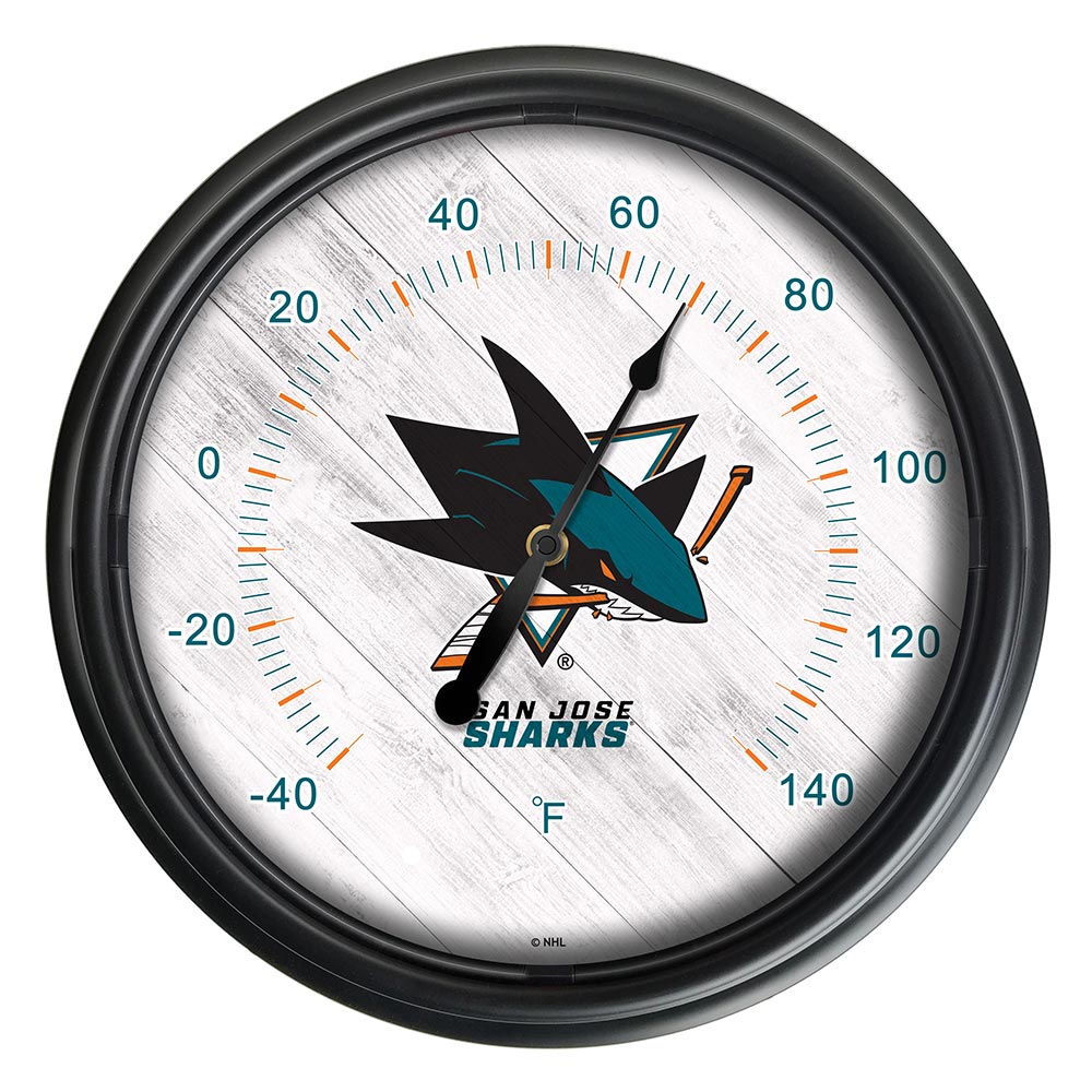 San Jose Sharks Indoor/Outdoor LED Thermometer