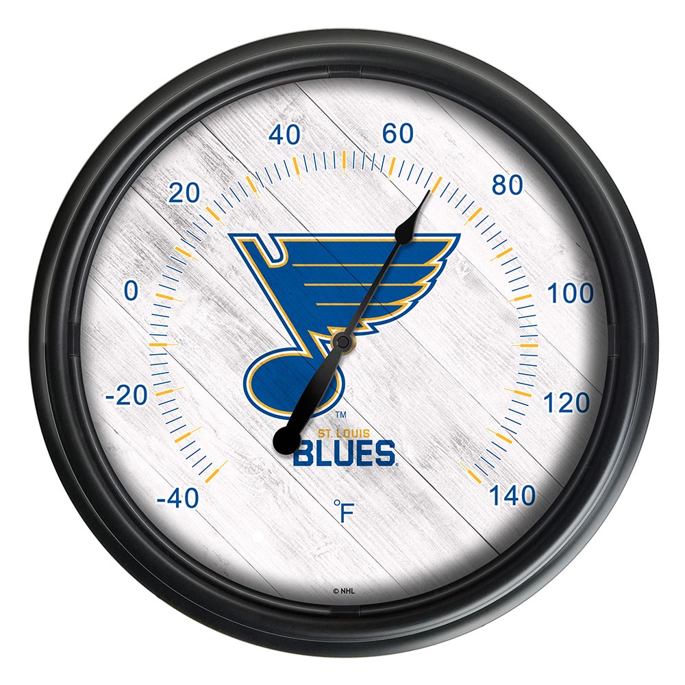 St Louis Blues Indoor/Outdoor LED Thermometer