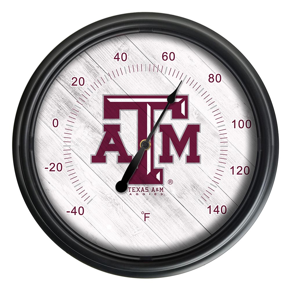Texas A&M Indoor/Outdoor LED Thermometer