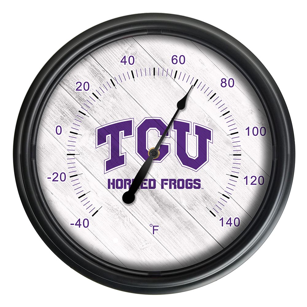 Texas Christian University Indoor/Outdoor LED Thermometer