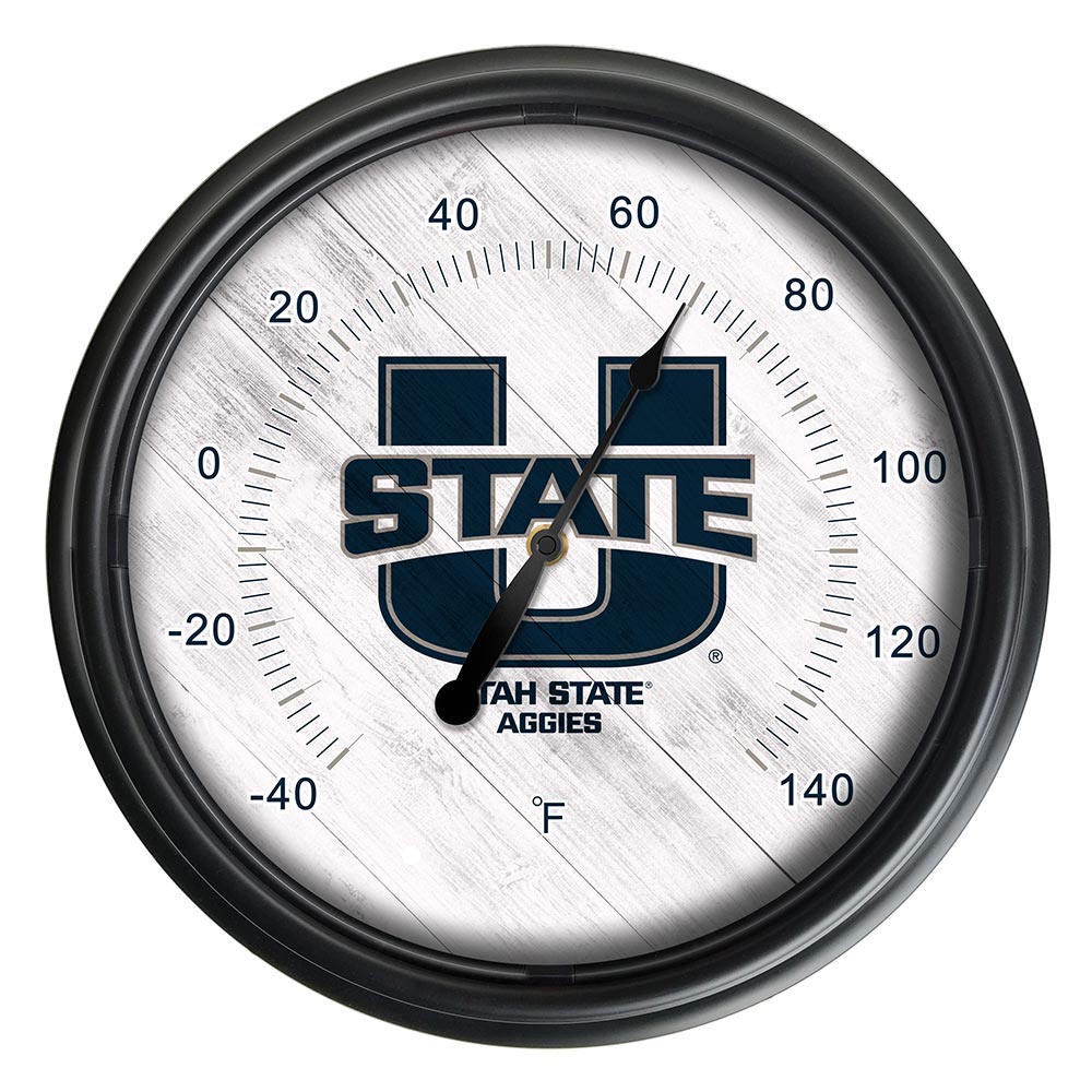 Utah State University Indoor/Outdoor LED Thermometer