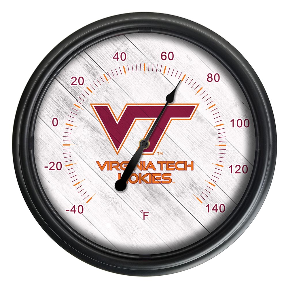 Virginia Tech University Indoor/Outdoor LED Thermometer