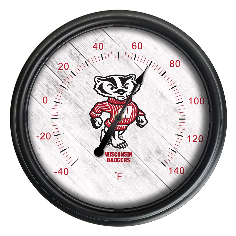University of Wisconsin (Badger) Indoor/Outdoor LED Thermometer