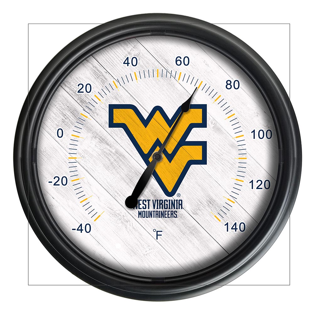 West Virginia University Indoor/Outdoor LED Thermometer