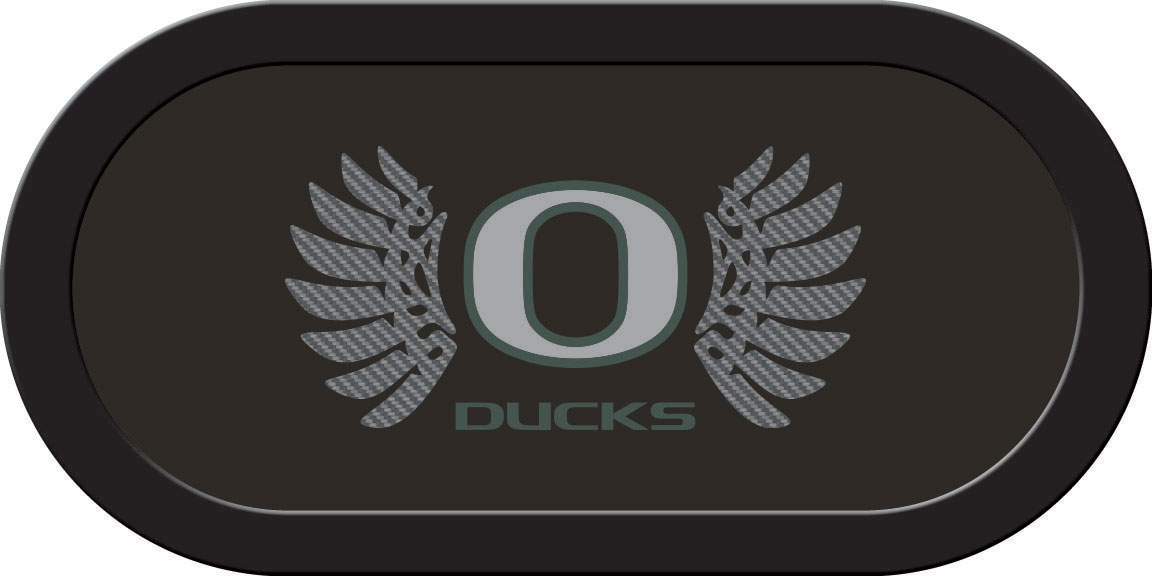 Oregon Duck poker table felt