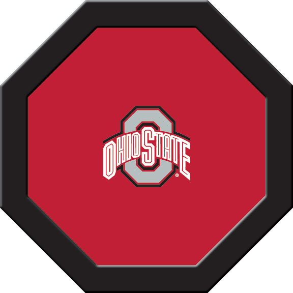 Ohio State Game Table Felt Red