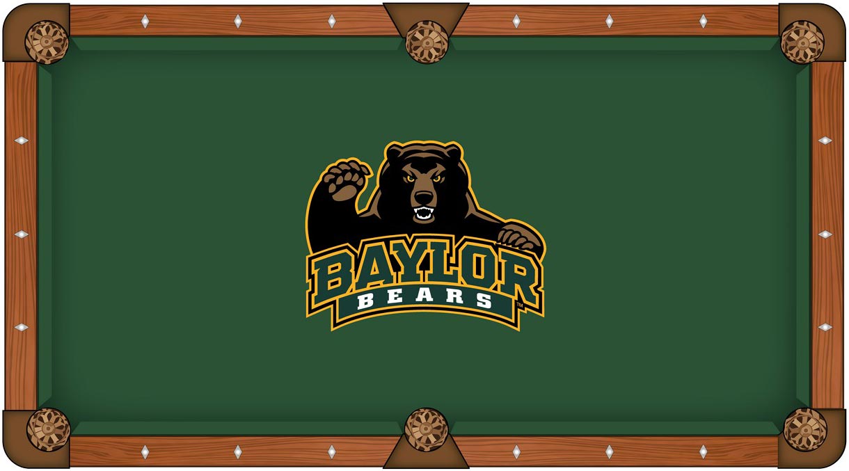 Baylor Bears pool table felt