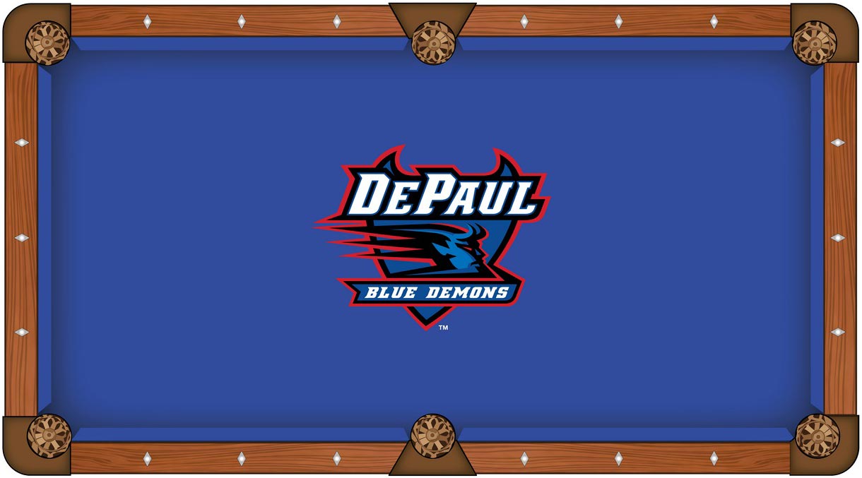 Depaul Blue Demons pool table felt