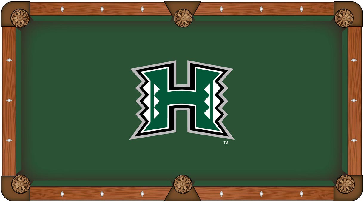 University of Hawaii pool table felt
