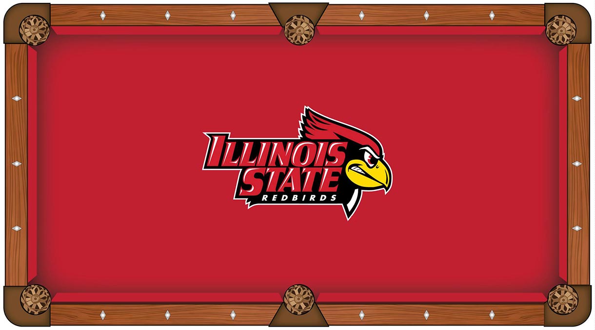 Illinois State Redbirds pool table felt
