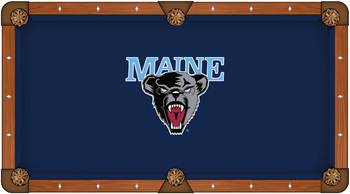 Maine Black Bears Pool Table Felt