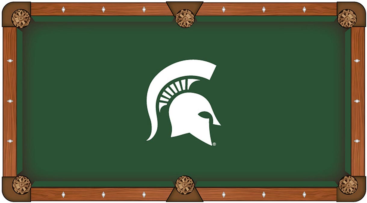 Michigan State Spartans Pool Table Felt