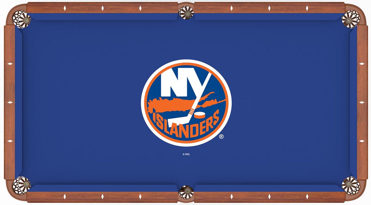 New York Islanders Pool Table Felt Worsted Nhl Billiard Cloth