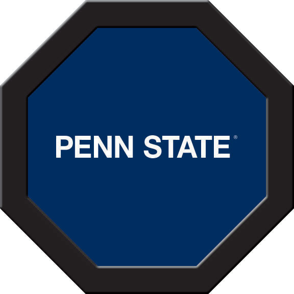 Penn State Game Table Felt Text