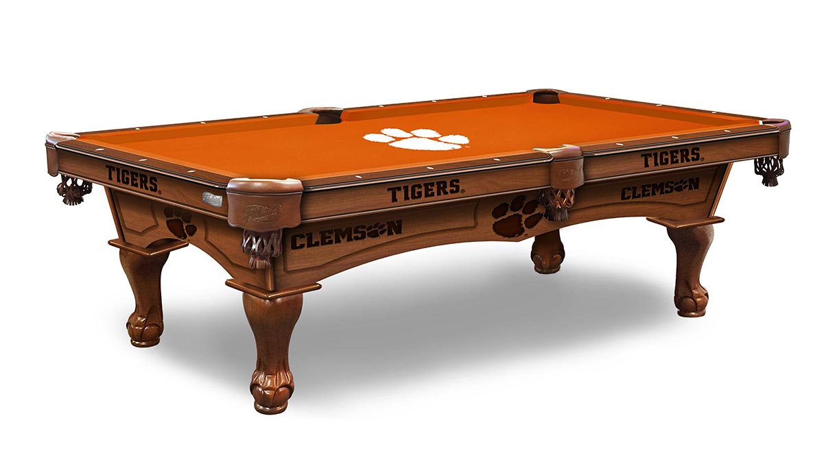 Clemson Tigers pool table