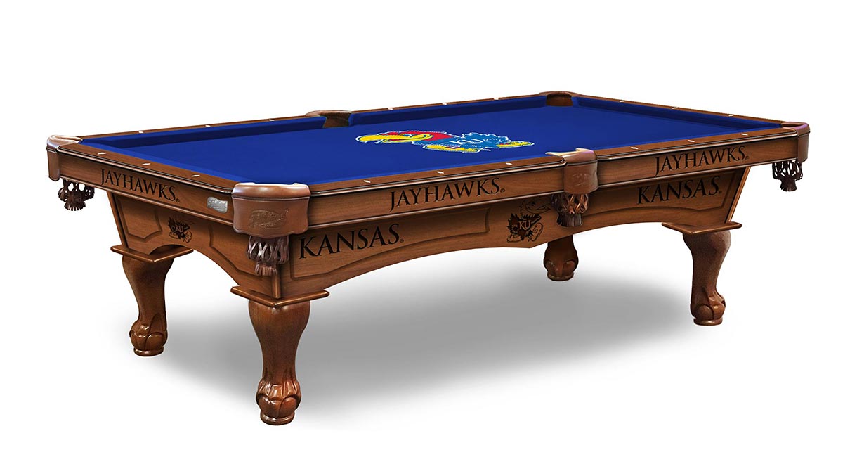 Kansas Jayhawks pool table