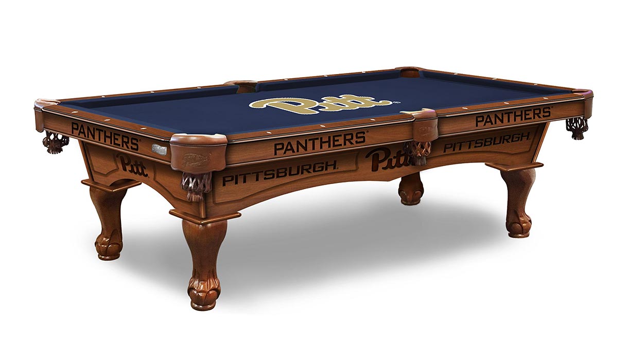 Pittsburgh Panthers Logo Pool Table