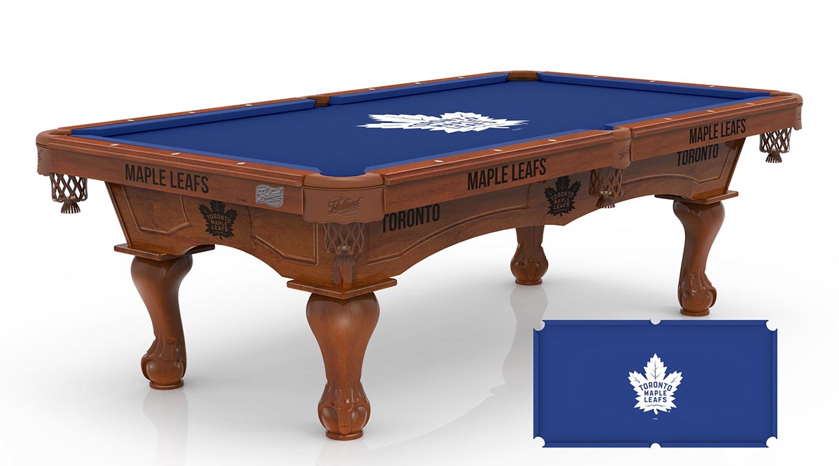 Toronto Maple Leafs Logo Pool Table