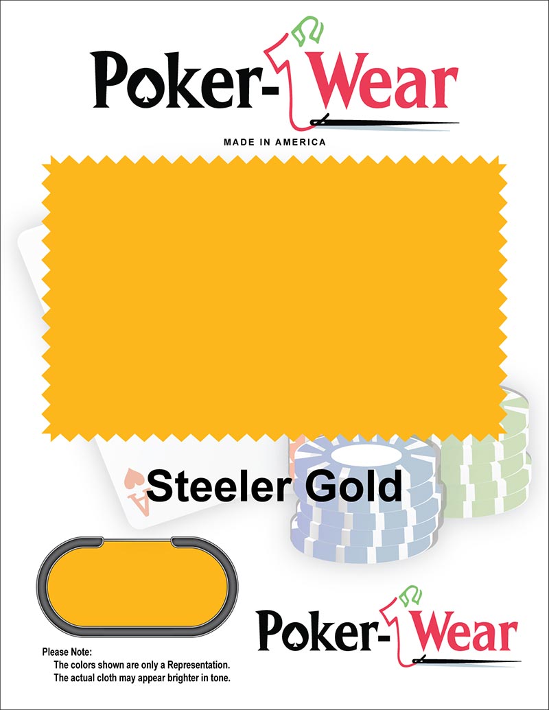 Gold Poker Table Felt